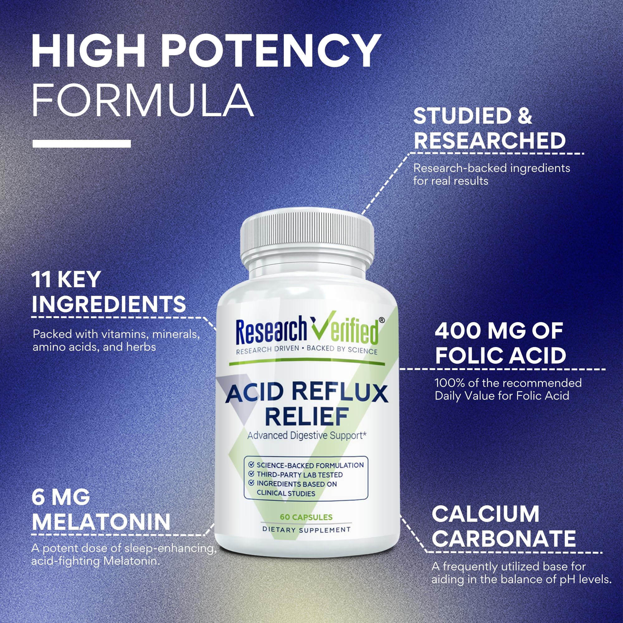 Amazon.com: Research Verified Acid Reflux Relief - Soothe GI