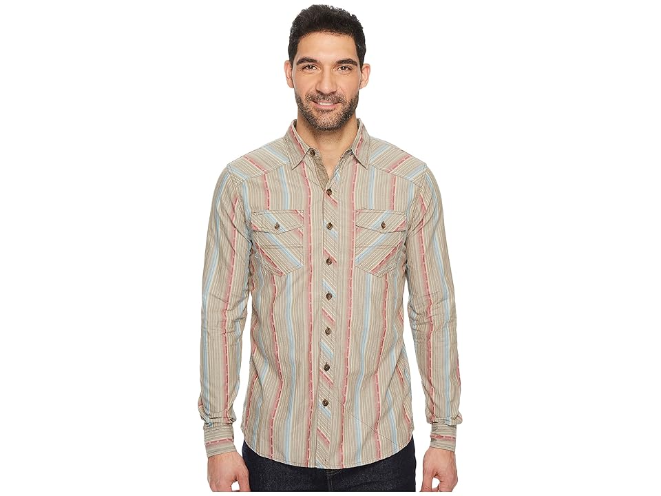 

Ecoths Leo Long Sleeve Shirt (Chocolate Chip) Men's Long Sleeve Button Up