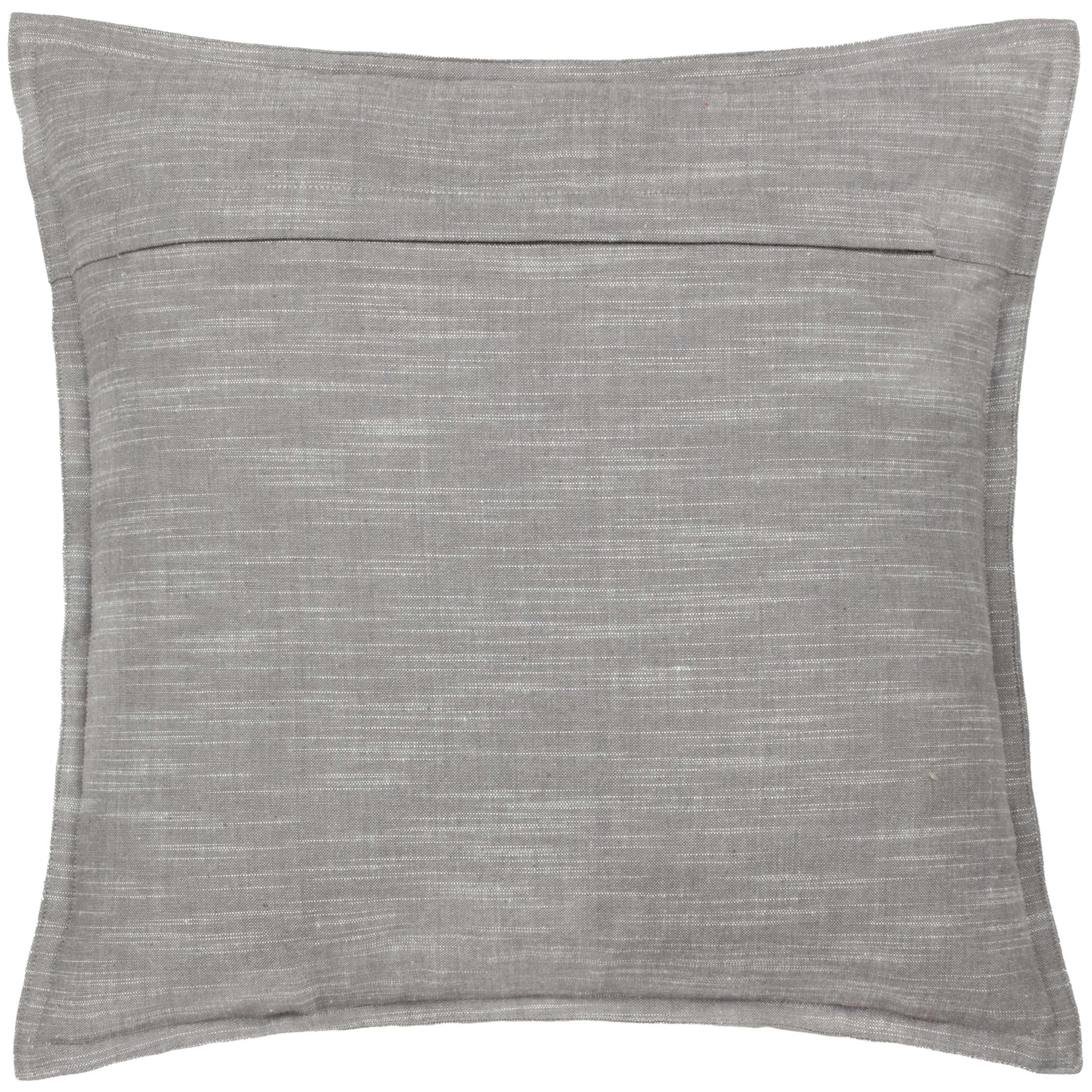 furn. Yard Torresman Cotton Slub Cushion Cover, Stone, 45 x 45 cm (Pack of 1) - Image 2