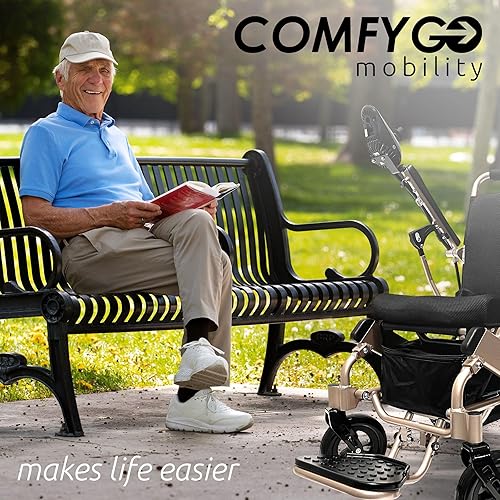 Miniatura 9 de Majestic - Sillas de ruedas eléctricas para adultos, silla de ruedas eléctrica plegable ligera, silla de ruedas motorizada para personas mayores,