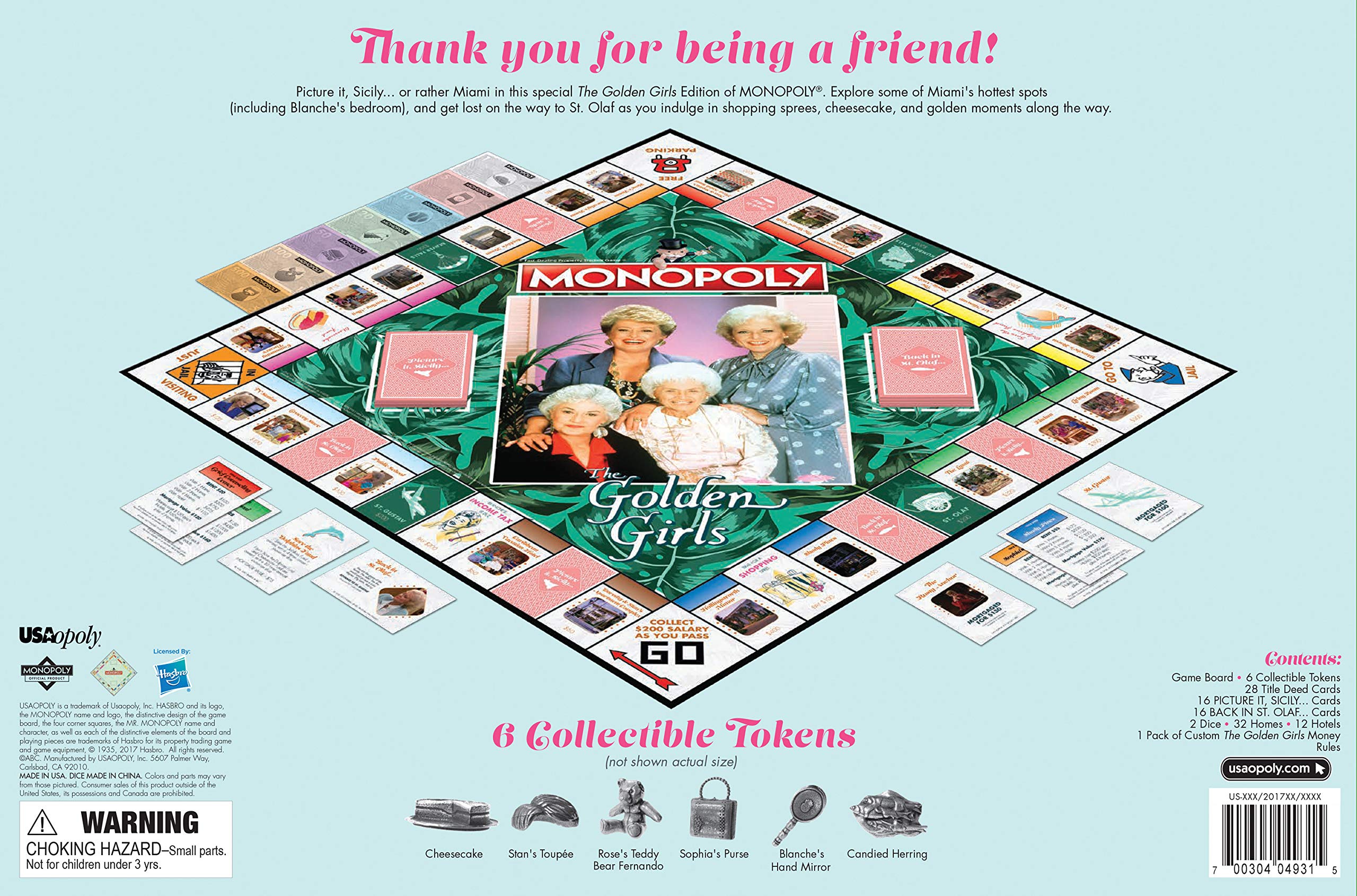 Monopoly The Golden Girls Board Game Buy, Sell, Trade FanFavorite