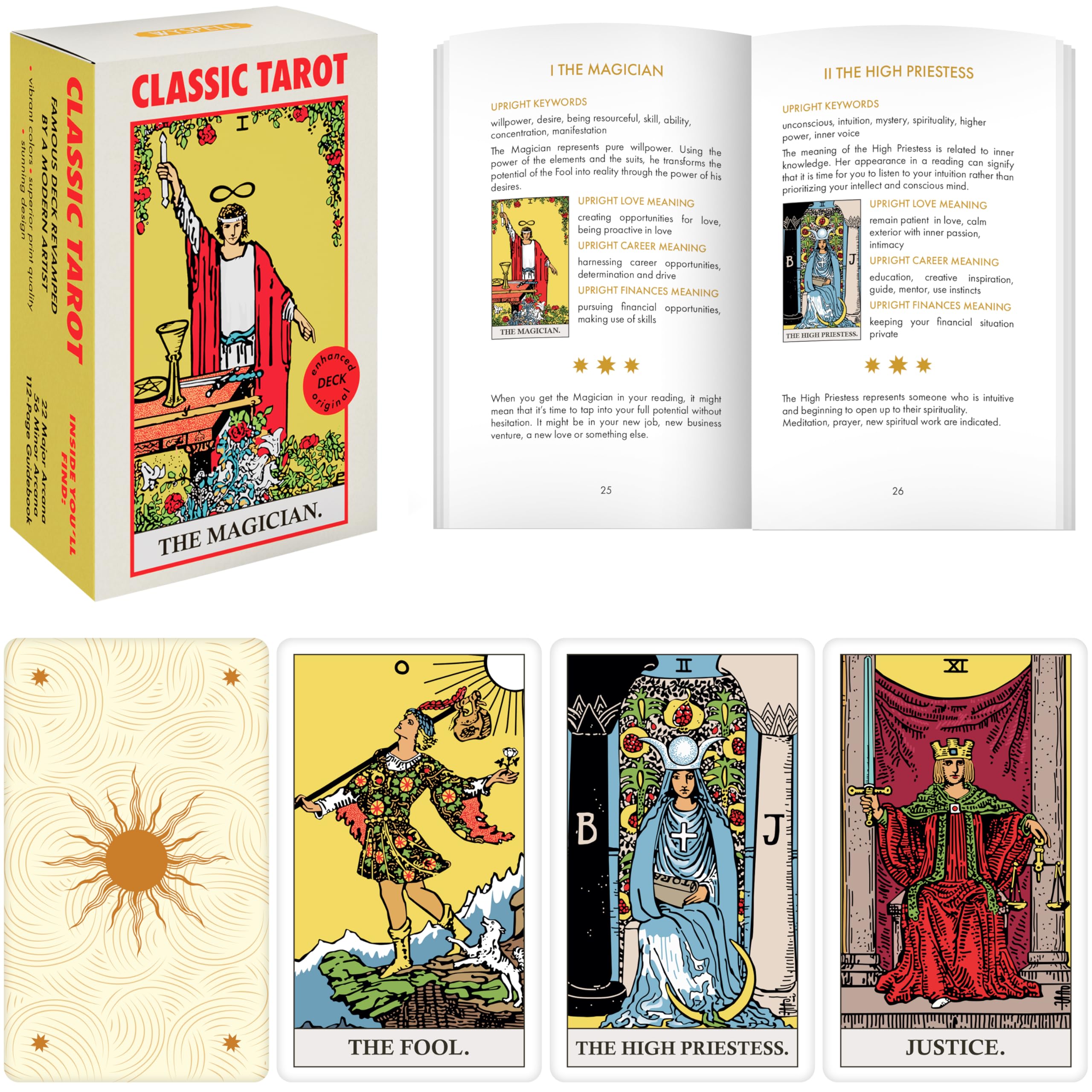 シングルカード Wyspell Classic Tarot Cards Amazon.com: Wyspell Classic Tarot Deck - Original Tarot