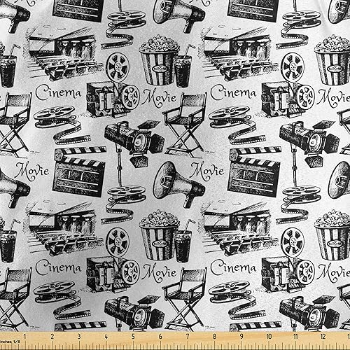 Miniatura 68 de Tela de panda Lunarable de The Yard, diseño de oso asiático con dibujos animados comiendo hojas y ramas, animal silvestre, tela decorativa para