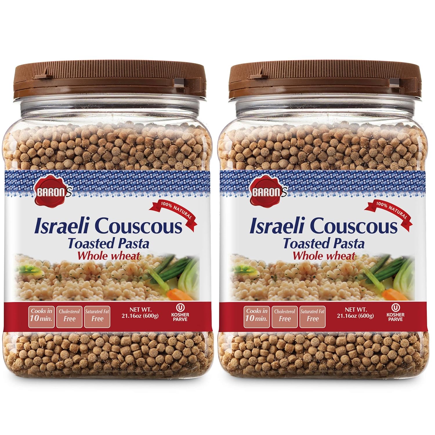 Baron’s Israeli Whole Wheat Couscous Toasted Pasta 100