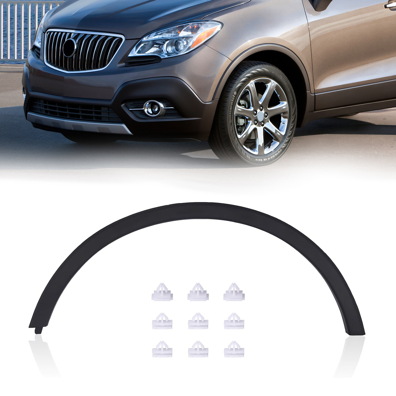 Amazon.com: KARPAL Front Wheel Arch Molding Fender Flare