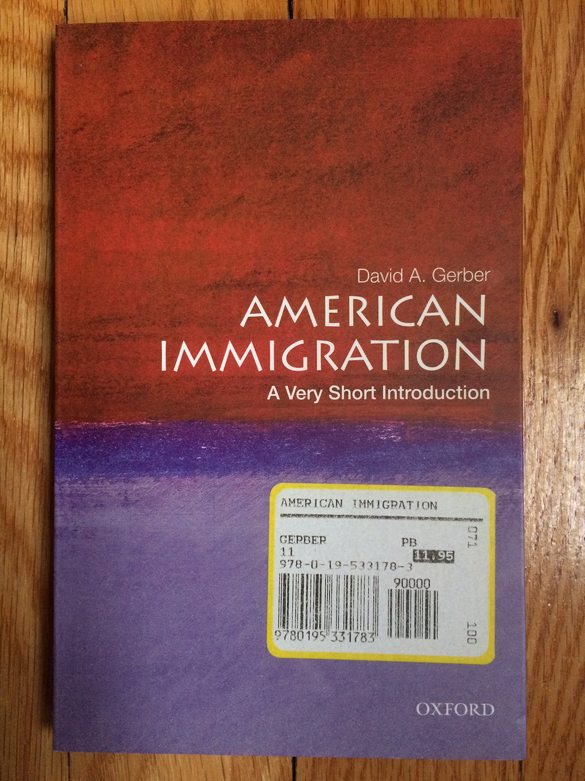 Buy American Immigration (Very Short Introductions) — BookShops.in
