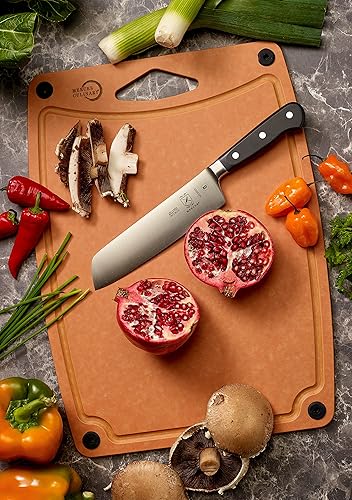 Vista 22 de Mercer Culinary Tabla de cortar compuesta 11 3/4" x 9 1/4" NSF Marrón