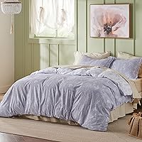 Vista 196 de Bedsure Juego de edredón de tamaño Queen, color lavanda, lindo, floral, regalo para mujer, 3 piezas, 1 suave edredón reversible con flores y 2