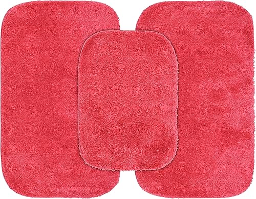 Miniatura 46 de Garland Rug 2 alfombras de baño tradicionales de nailon lavables de espuma marina (17 x 24 pulgadas, 21 x 34 pulgadas), suaves, absorbentes y Espuma