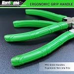 HURRICANE 4 Pcs Snap Ring Pinces Set, 7 Inch Interne & Kit de pinces à circonférence externe, CR-V Tout droit & Bent Jaw, idéal pour le retrait de bague de conservation et de suppression des os, avec poche de rangement portable