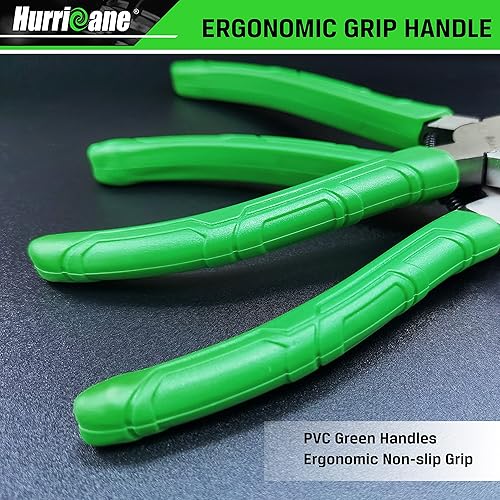 Miniatura 5 de HURRICANE Juego de 4 alicates de anillo a presión, kit de alicates de clip de 7 pulgadas interno y externo, alicates de mandíbula recta y doblada