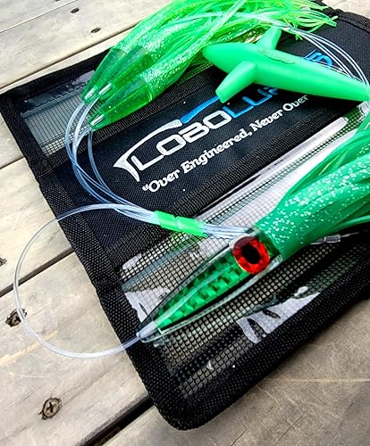 Miniatura 9 de #219 - Cadena de margarita de pesca de mata de atún de bala de 13 pulgadas, líder de 400 libras y gancho 10/0