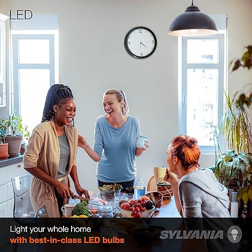 Miniatura 21 de Bombilla LED A19 SYLVANIA, 60 W = 8.5 W, no regulable, acabado esmerilado, 800 lúmenes, 2700K, blanco suave, paquete de 12 (74469)