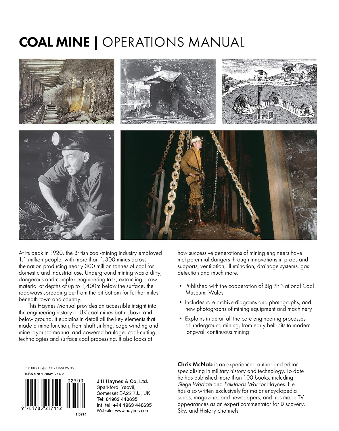 Coal Mine Operations Manual: History * Engineering * Technology * Safety