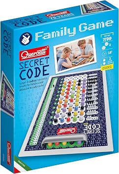 Quercetti - Secret Code - Strategy Game to Teach Logic and Coding Skills, for Kids Ages 7 +