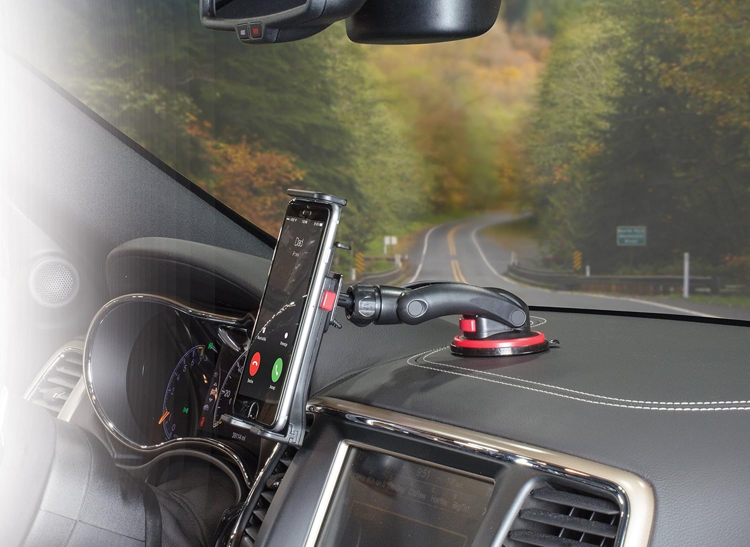 Get Discount Offer Tuff Tech 23383 Super Stick Windshield/Dash Mount Phone/Tablet Holder