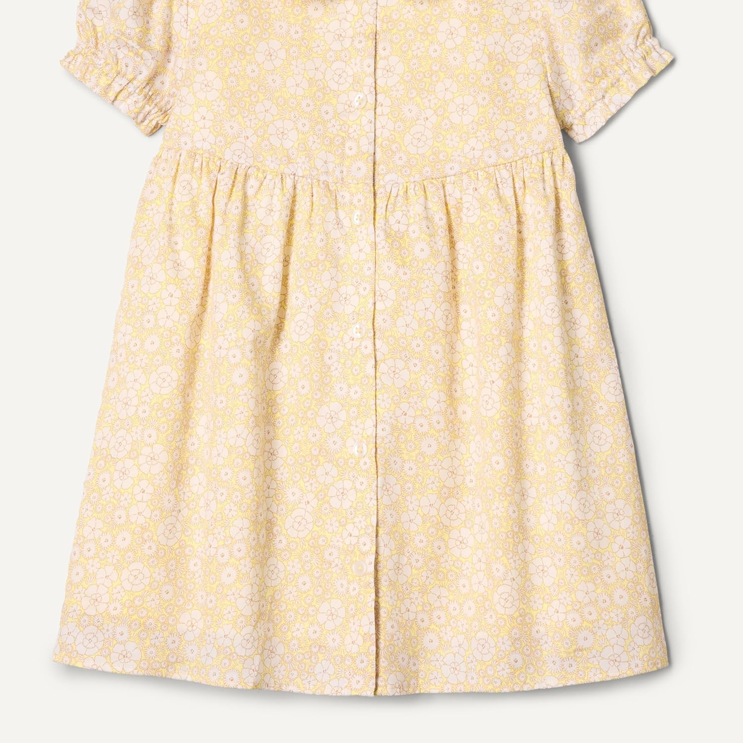 Amazon Essentials x Sofia Grainge Toddler and Baby Girls' Cotton Sateen Dress with Collar - Image 5
