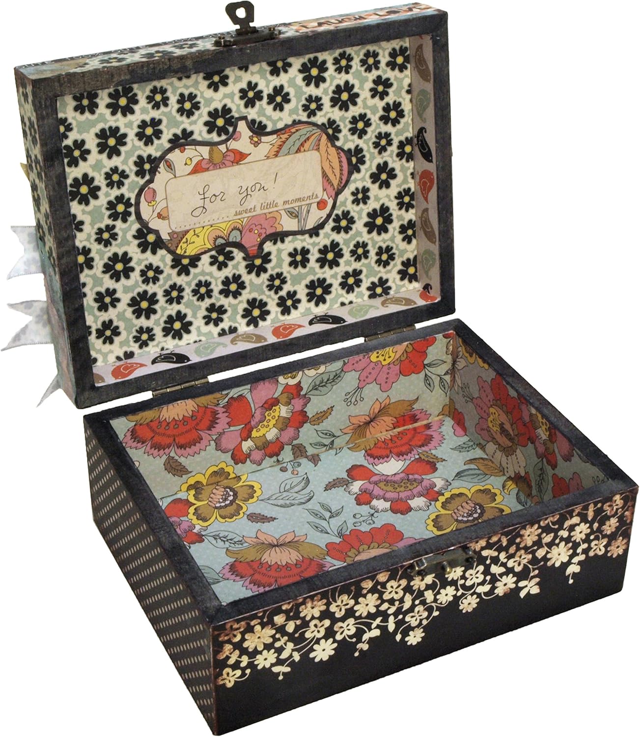 Walnut Hollow Unfinished Wood Classic Box with Hinged Lid for Arts, Crafts, Hobbies and Home Storage , Brown : Arts, Crafts & Sewing