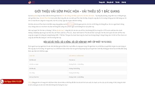 Vai som phuc hoa