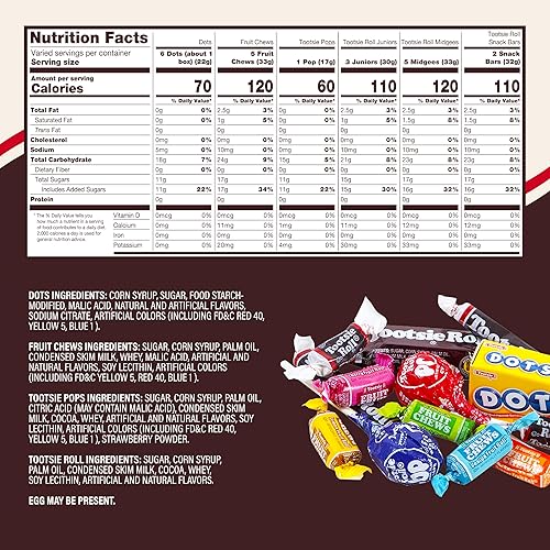 Miniatura 2 de Tootsie Roll Child's Play Candy Favorites – Fabricado en Estados Unidos – 5 libras de dulces de fiesta envueltos individualmente – Bolsa de mezcla