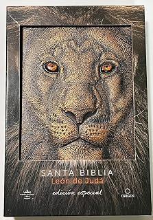 Biblia RVR 1960 Letra grande León de Judá edición especial bronce / Spanish Bible RVR 1960 Large Print Imitation Leather Lion of Judah Special Edition (Spanish Edition)