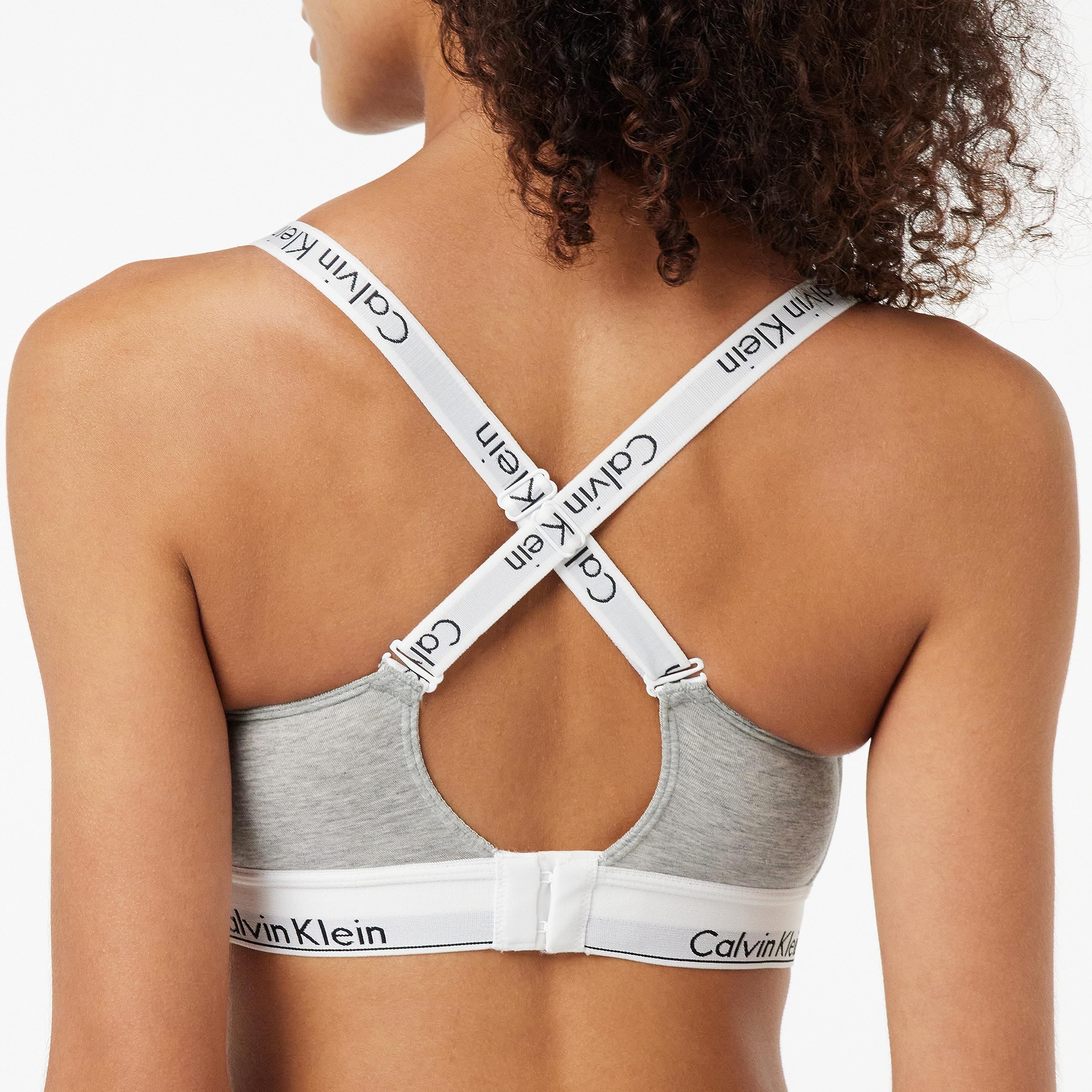 Calvin Klein Sujetador Tipo Bralette Mujer Lightly Lined con Copas Preformadas Suaves