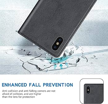 Amazon.com: ZZXX for iPhone X/iPhone Xs Wallet Case with [RFID