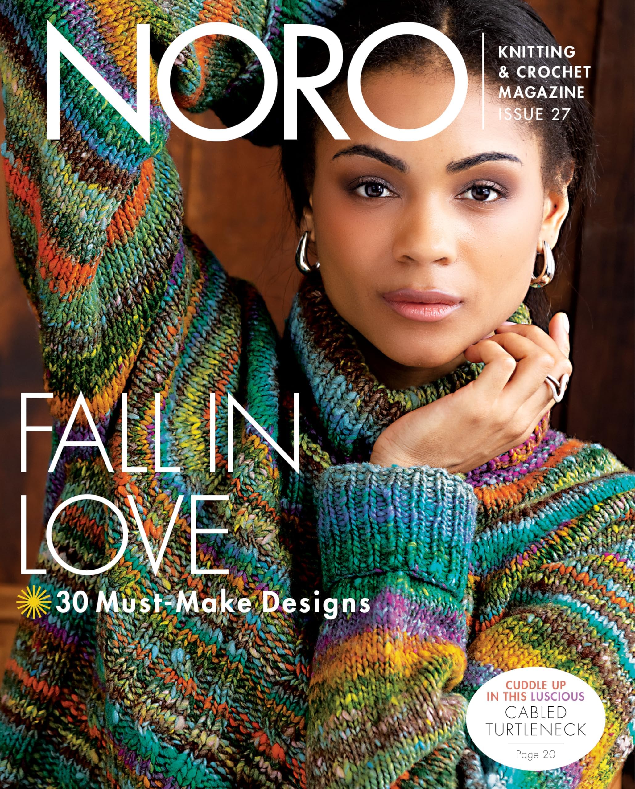 Knitting Magazine Issue #27 – 30 Colorful Knitting Patterns Featuring Textures, Cables, and New Yarns