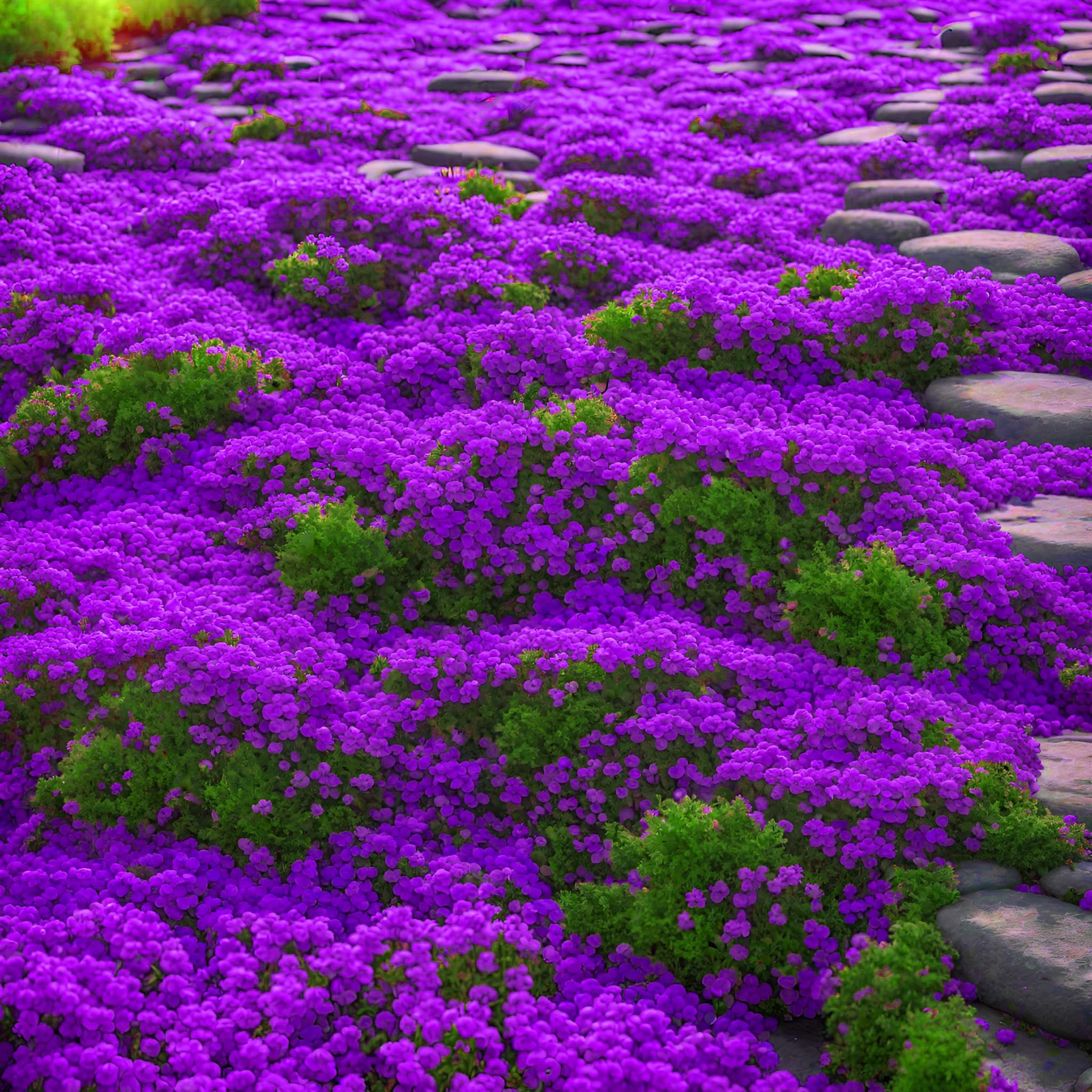 Amazon.com : 2000+ Rare Purple Creeping Thyme Seeds - Heirloom
