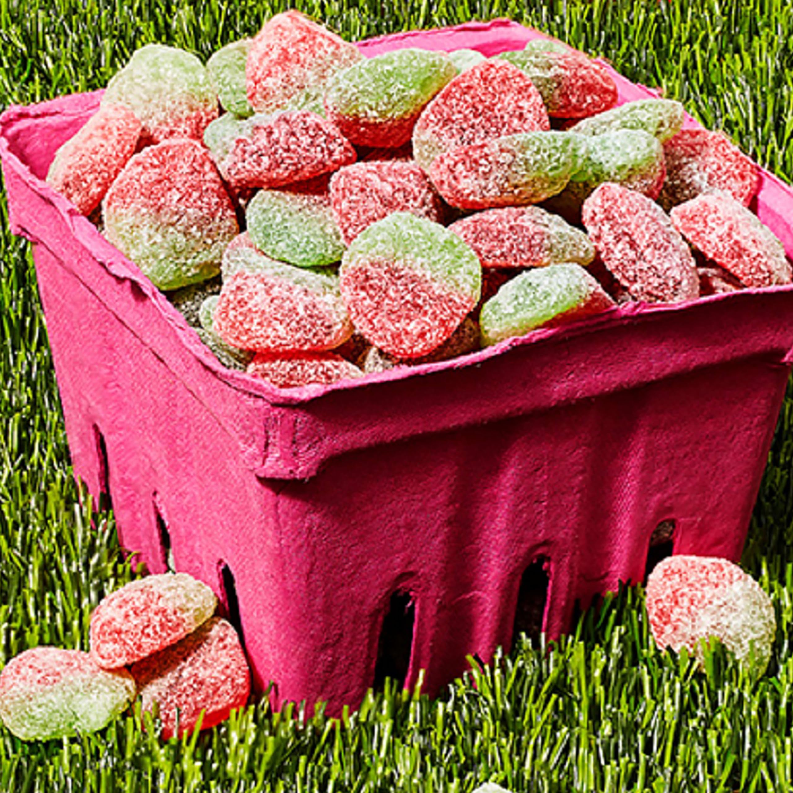 SOUR PATCH KIDS Caramelos suaves y masticables de fresa, bolsas de 340.2-102.1 g