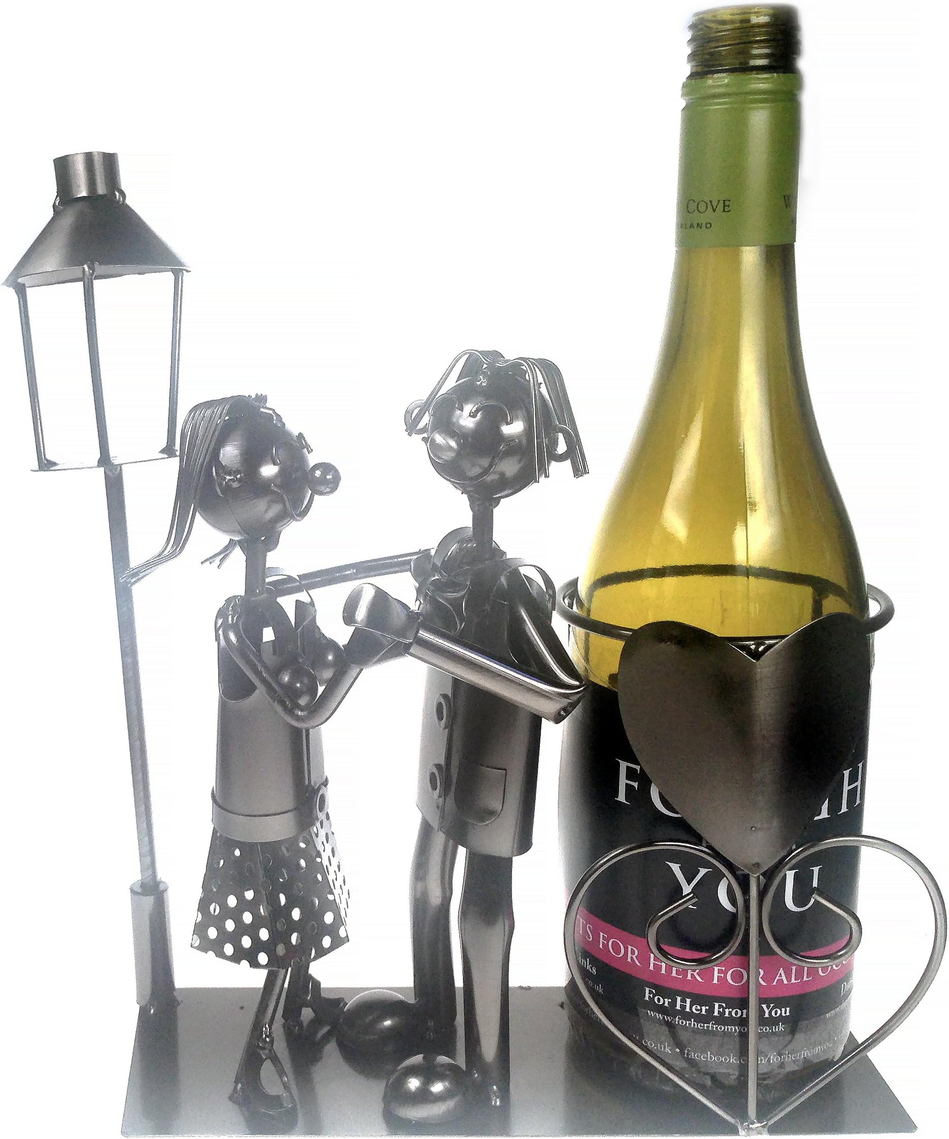 Wine Bottle Holders Lucy and Lee Dancing