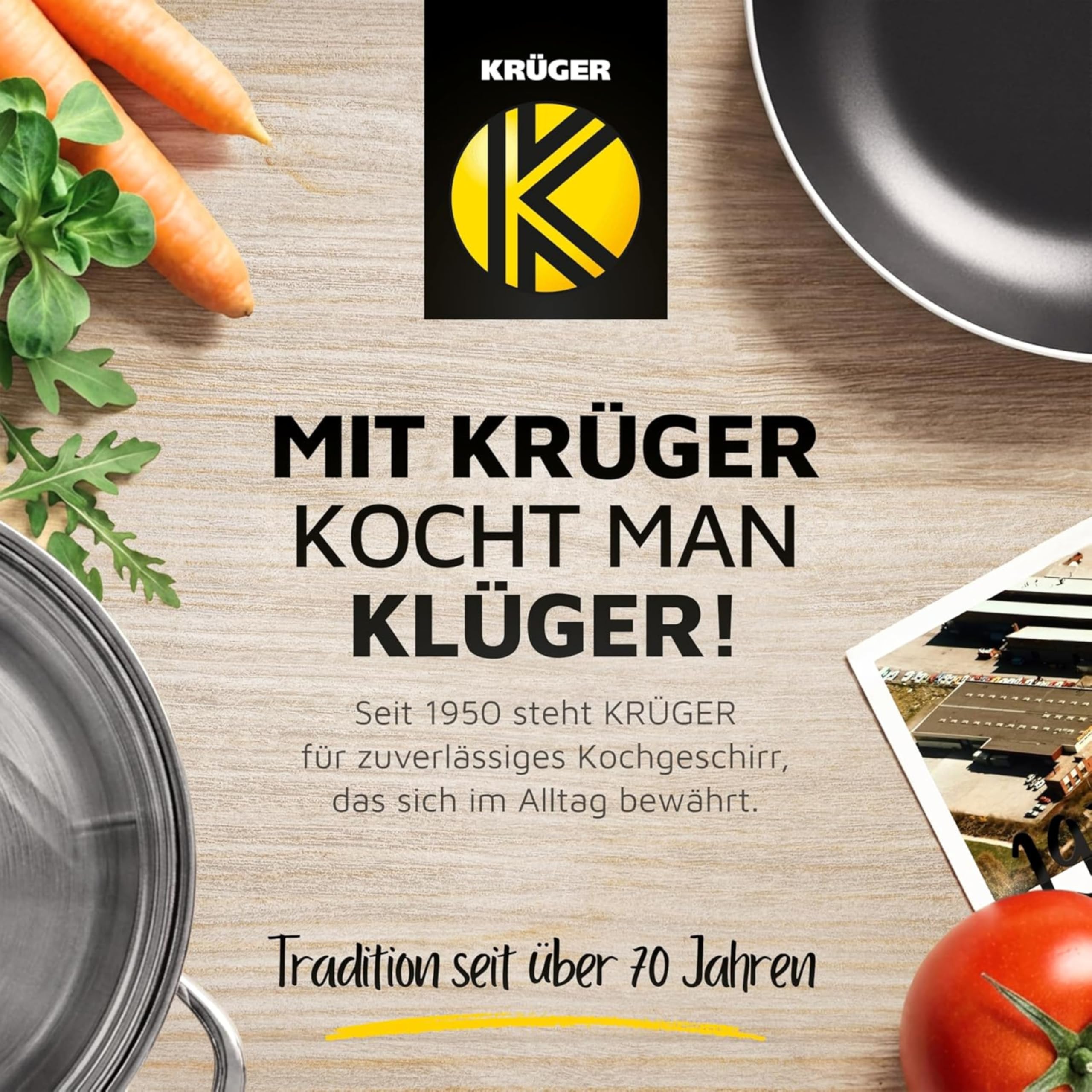 Krüger Edelstahl Dampfentsafter Mainau mit Glasdeckel Ø 26 cm (8 L) | PFAS-frei & unbeschichtet | Mit Glasdeckel, Ablaufschlauch & Kapselboden | Induktionsgeeignet | Für Saft, Gelee & Sirup