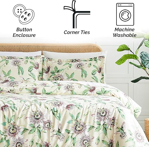 Miniatura 31 de Southshore Fine Living, Inc. Juego de funda de edredón de satén de algodón de fibra larga de 300 hilos, tamaño matrimonial/queen, azul ballard 07