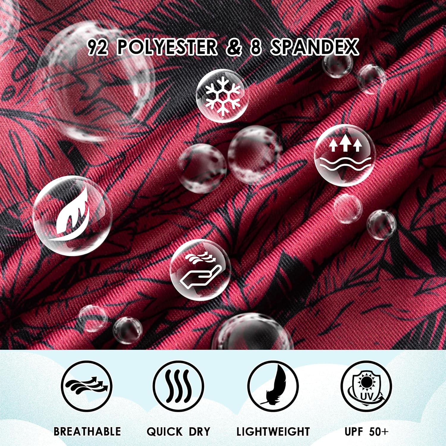 FT FENTENG Boys Swim Trunks with Compression Liner Boys Stretch Swim Shorts Quick Dry 2 in 1 Beach Shorts 4-17 Y - Image 5