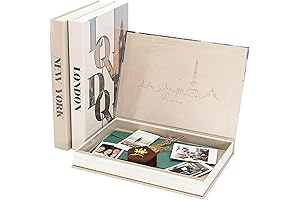 Faux Books, Set of 3: London, Paris, New York