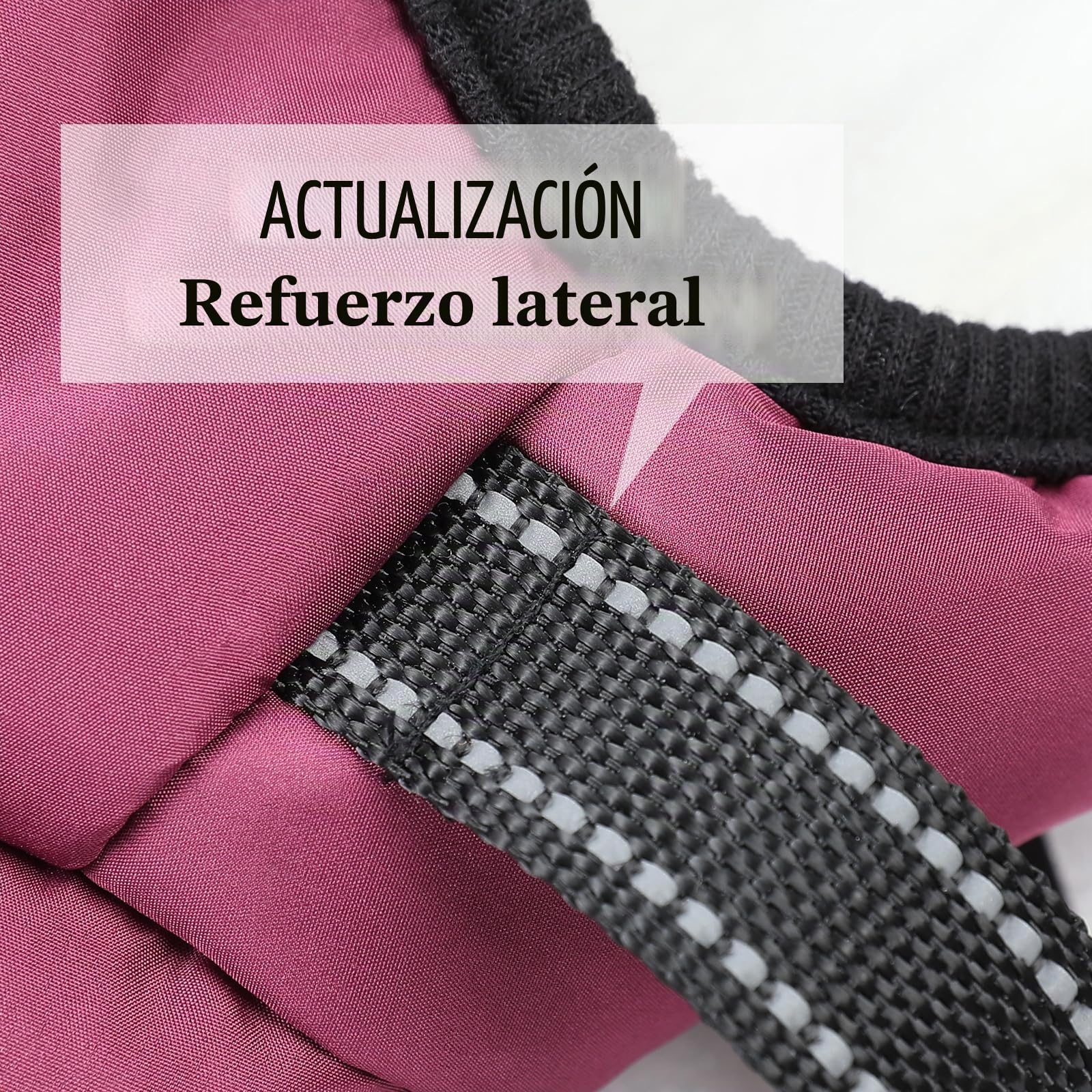 Abrigo para Perros Invierno - Invierno Abrigos Windproof Ropa para Mascotas Chaqueta para Perros con Forro Polar,Rojo,L