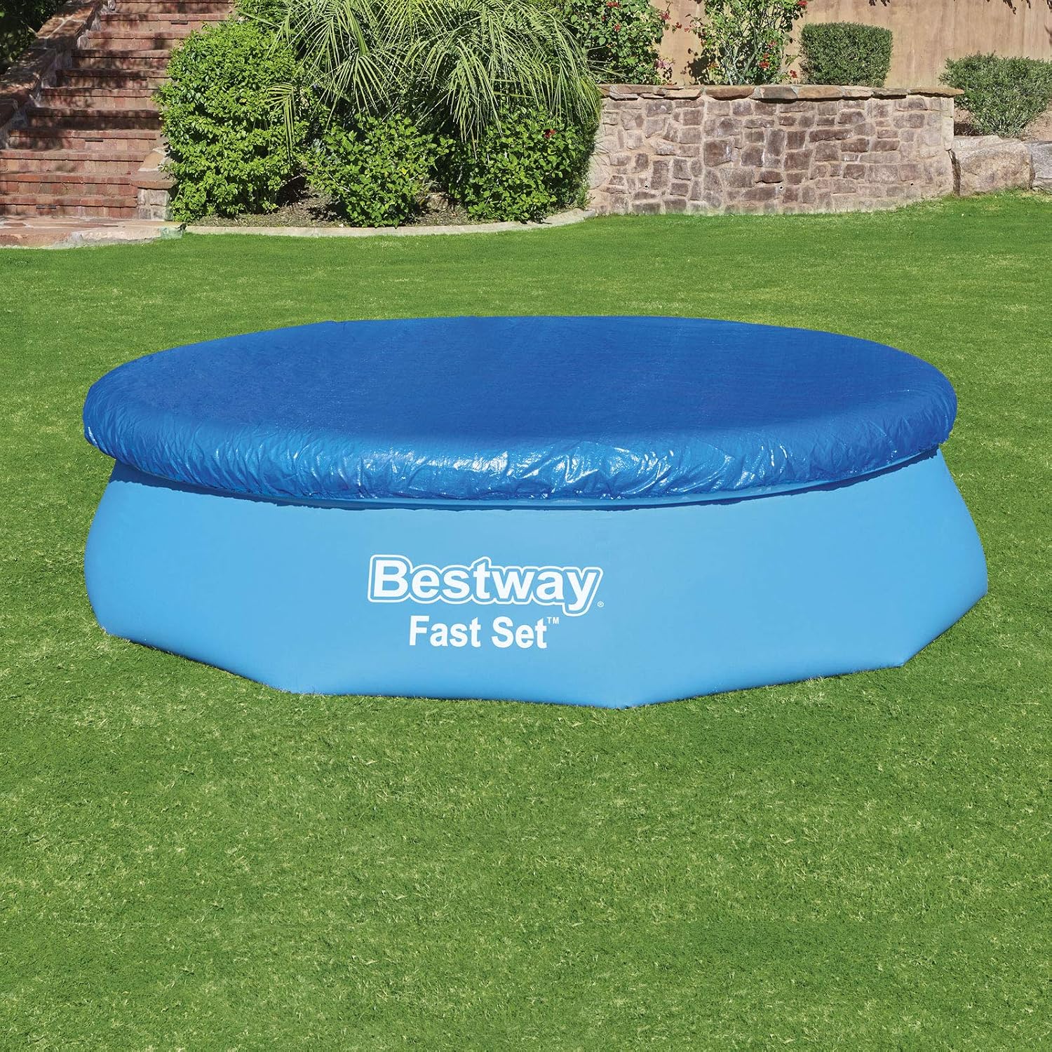 Bestway 58033 Fast Set Pool Cover, 10-Feet
