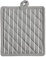 Vista 3 de Grado profesional y comercial, cocina de rayas de chef, juego de cocina, gris