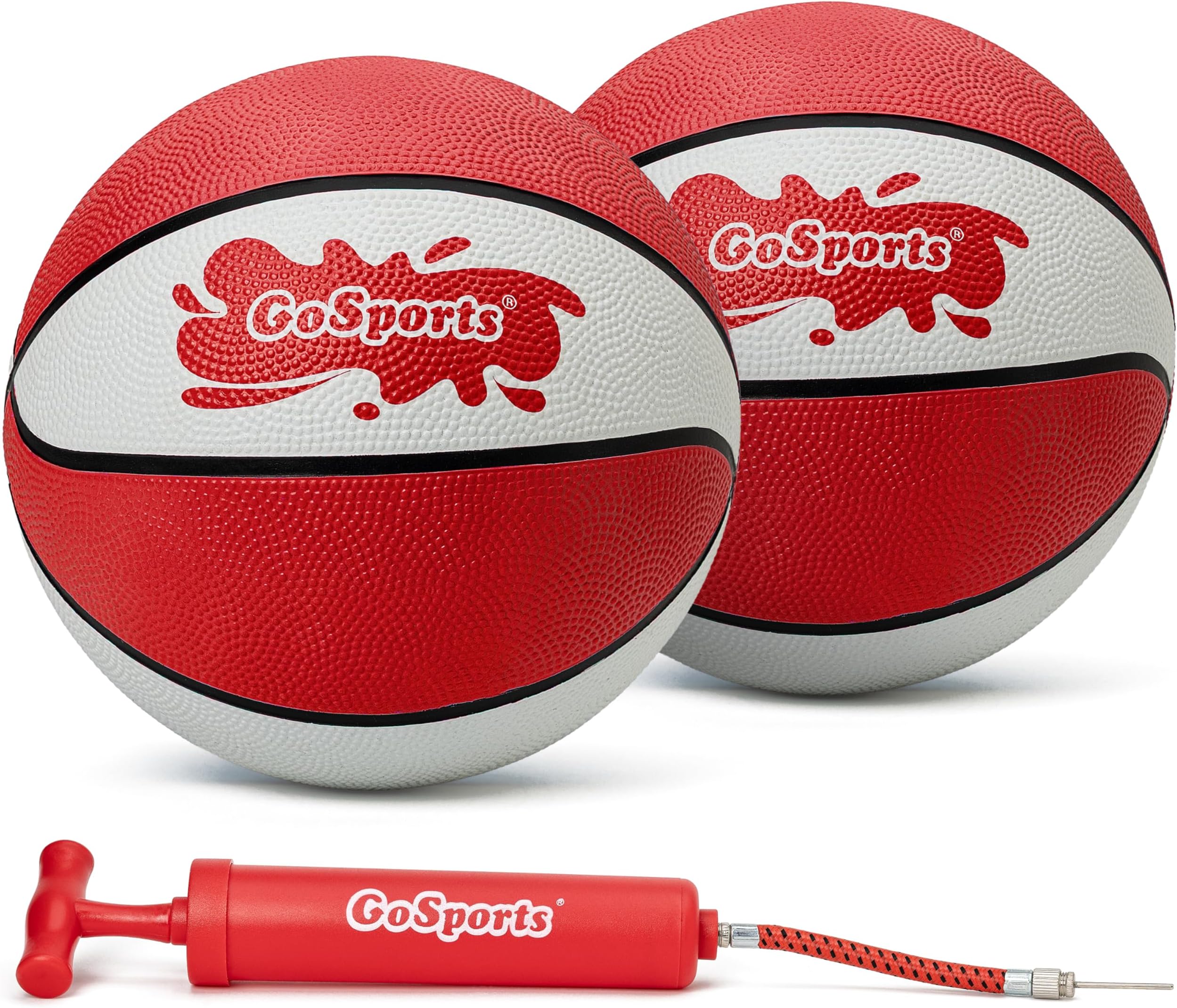 GoSports Water Basketballs 2 Pack - Choose Between Size 3 and Size 6, Great for Swimming Pool Basketball Hoops