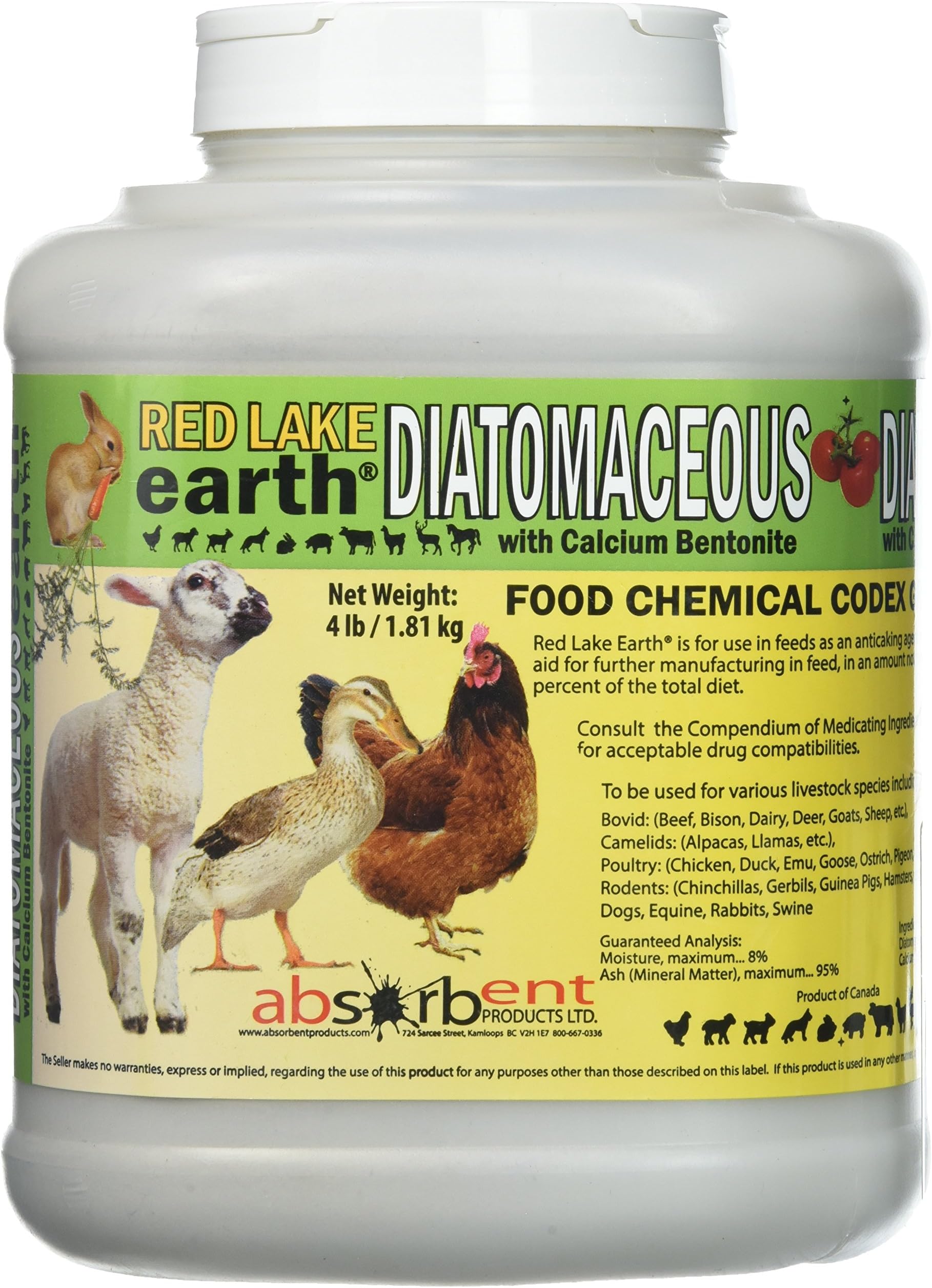 Red Lake Diatomaceous Earth with Calcium Bentonite