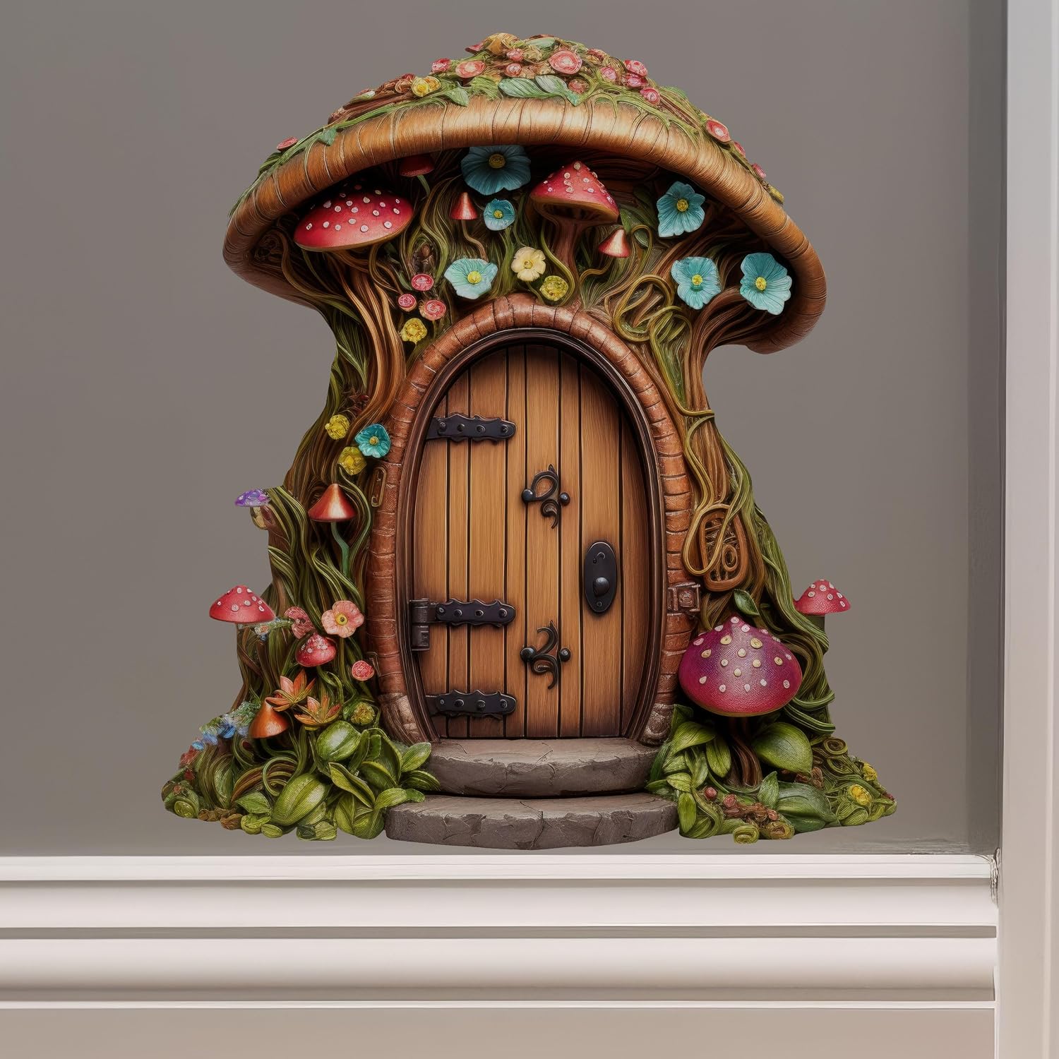 Amazon.com: Mushroom Top Fairy Door - Fairy Door Wall Sticker : Tools ...