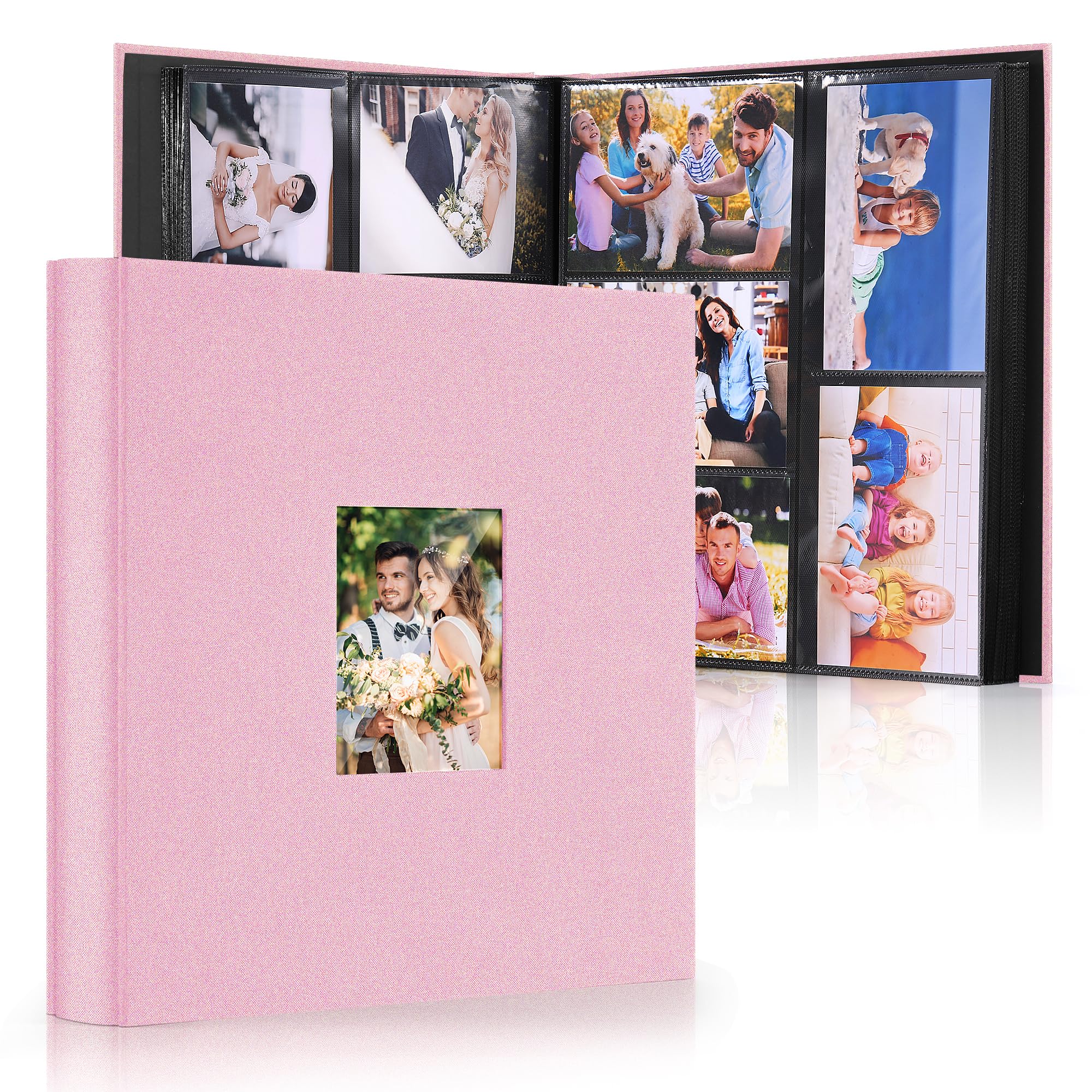 Album Fotografico Nero 80 Pagine - 29.5x21cm, Personalizzabile Con Penne Metalliche, Per Matrimoni E Compleanni - Foto 3