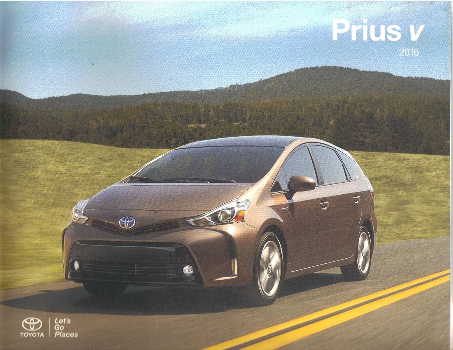 2016 Toyota Prius V Hybrid, Sales Brochure Catalog Toyota, not stated