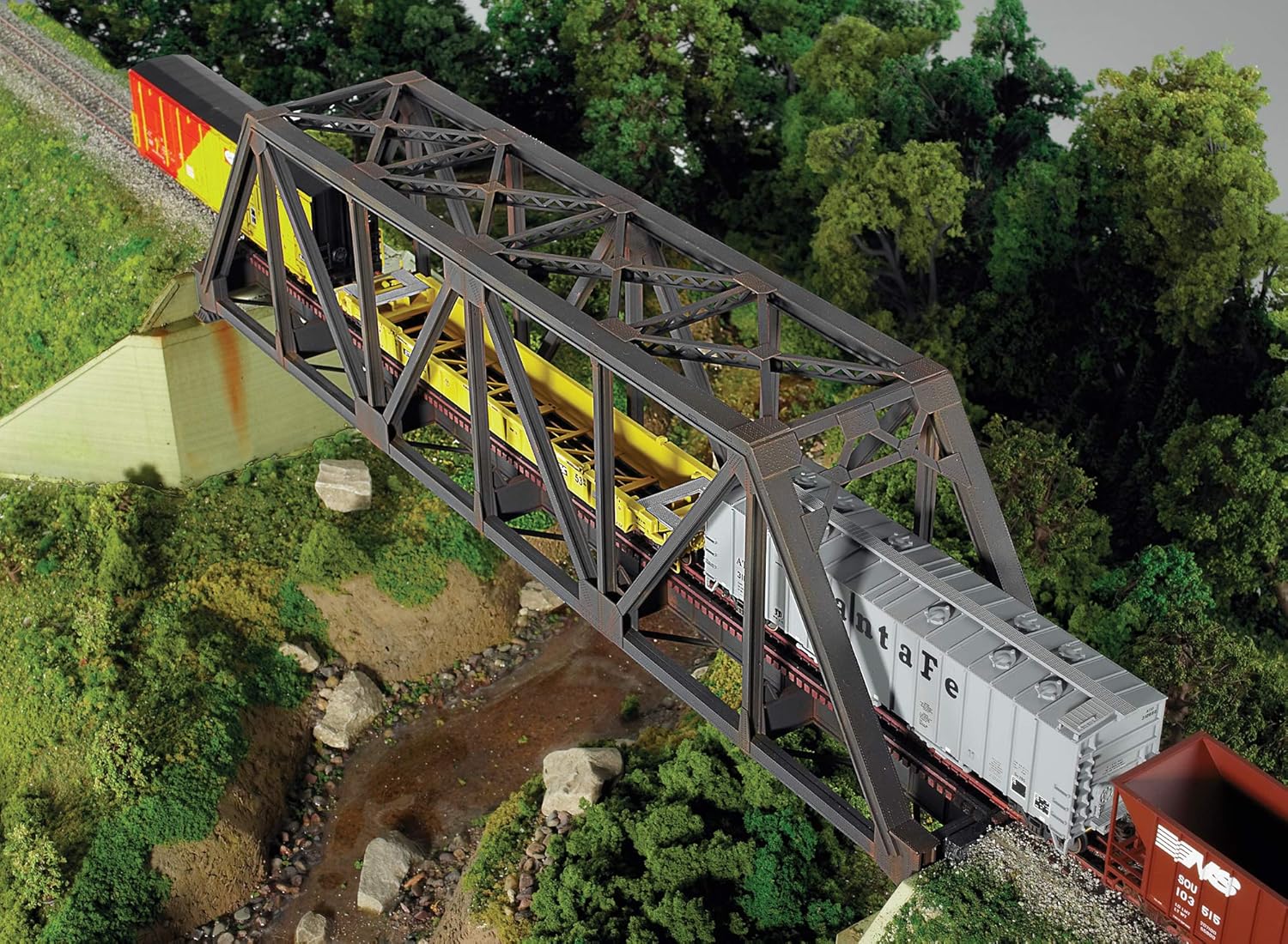 Walthers Cornerstone Series Kit HO Scale Single-Track Truss Bridge