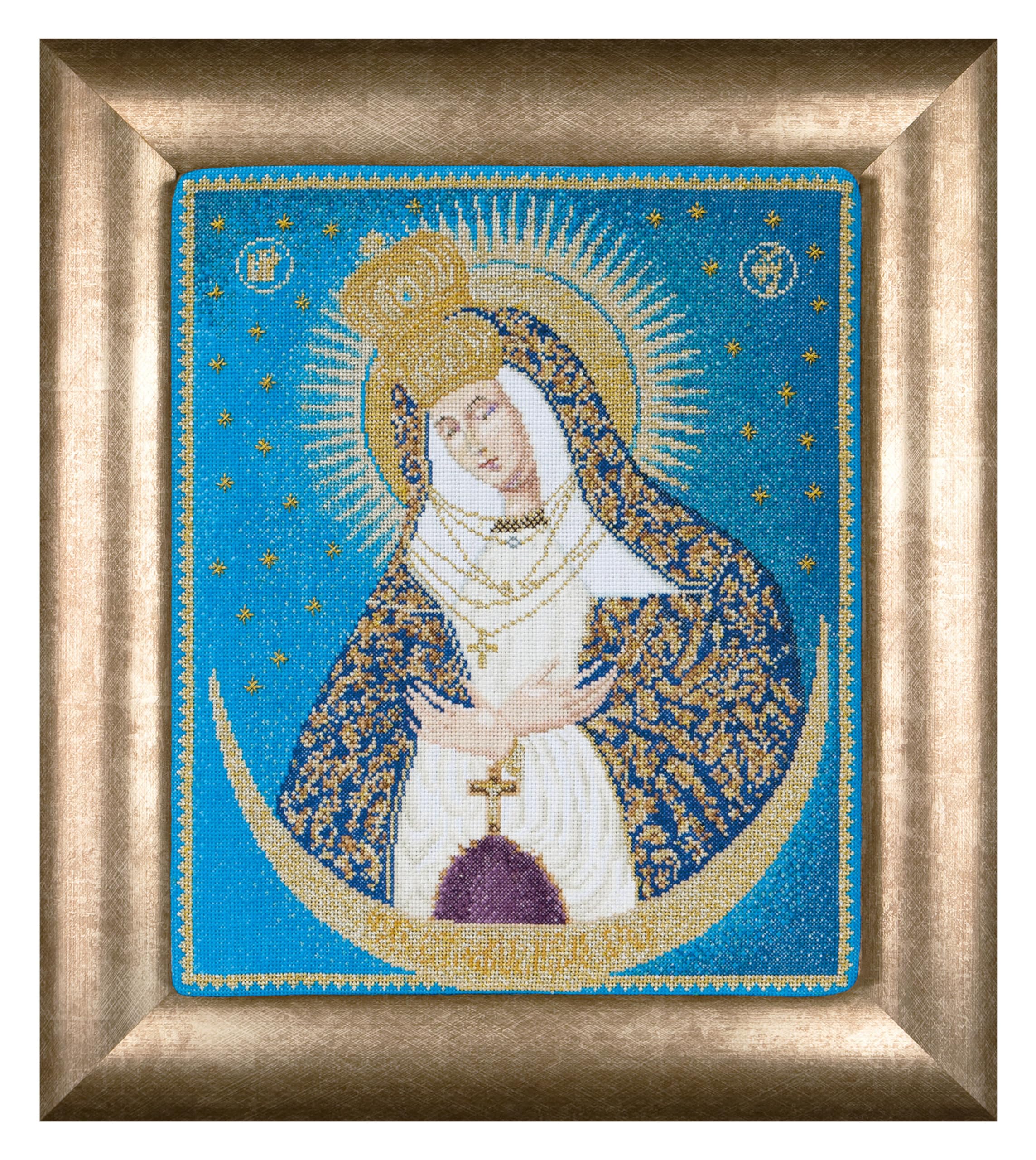 Kit de point de croix Notre-Dame de la porte de l\'aube pour adulte, évadez-vous avec Thea Gouverneur