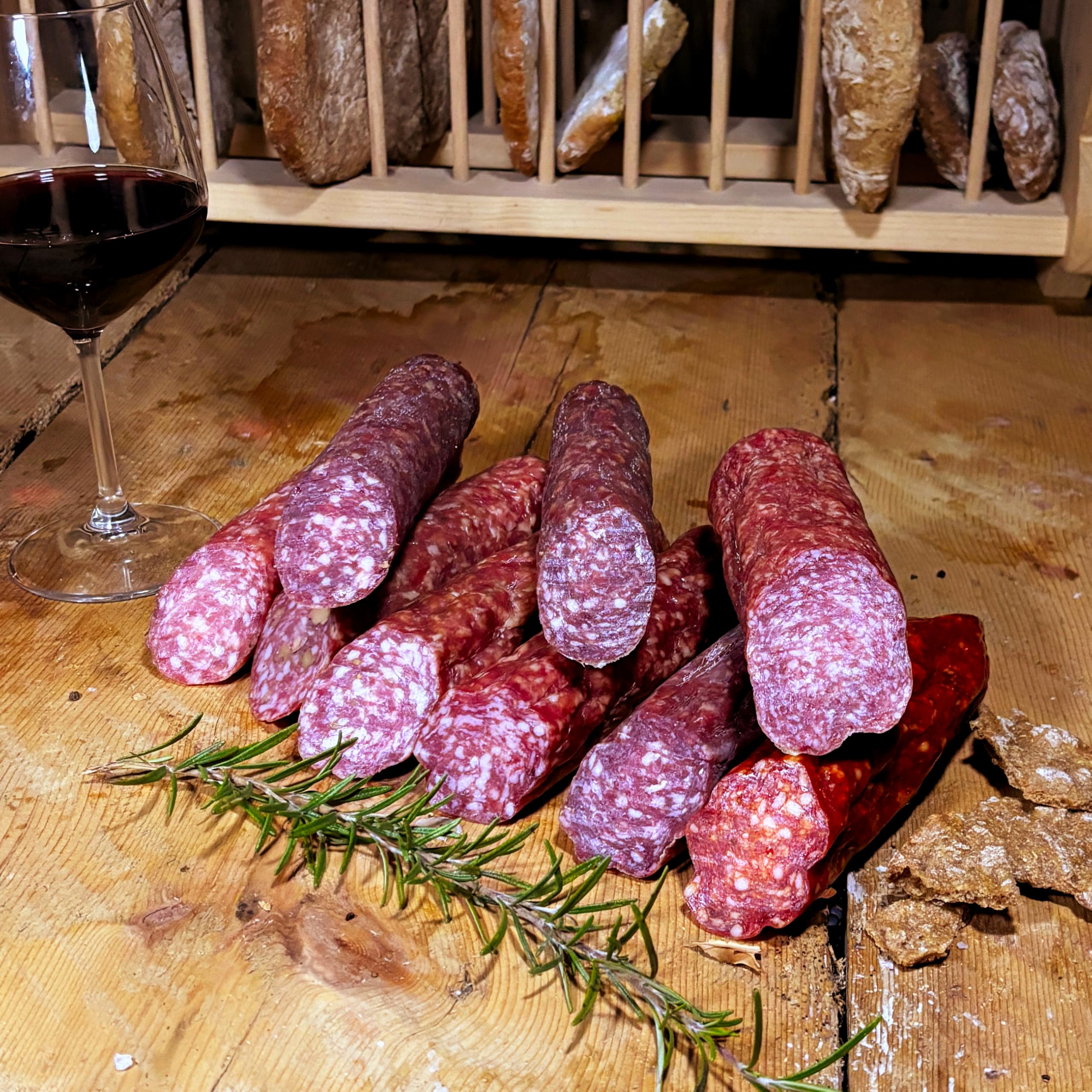 Salami Degustationspaket – Südtiroler Spezialitäten Paket – verschiedene Salami Sorten handwerklich hergestellt & traditionell veredelt