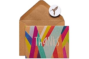 Papyrus Modern Thank You Cards with Swirling Geometrical Patterns