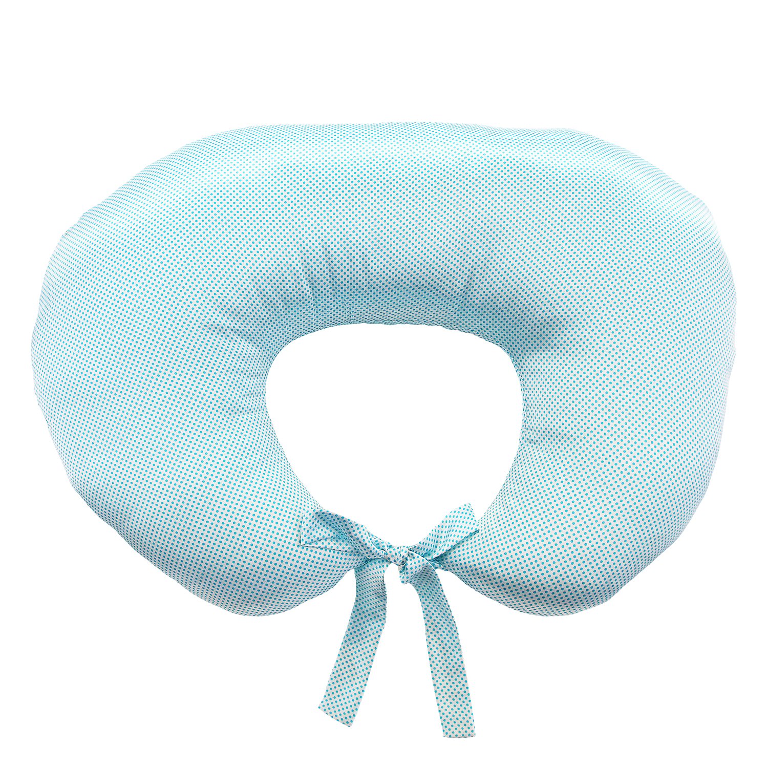 My Blankee Nursing Pillow with Mini Dot Charmeuse Satin Slipcover, Yellow, Large/X-Large