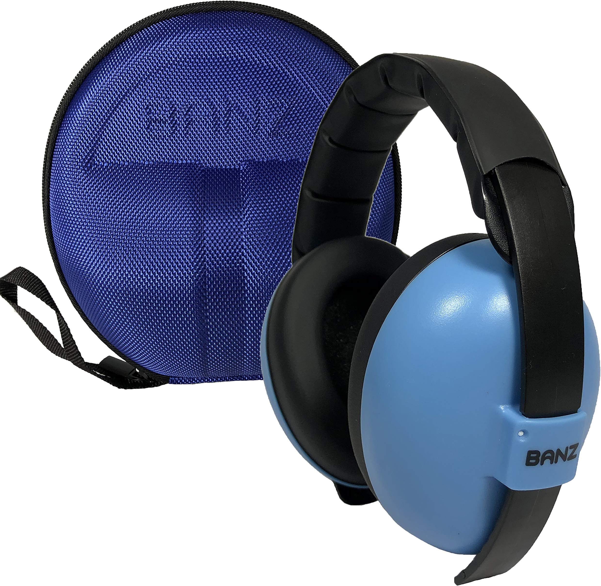 BANZ Earmuffs with Case – Infant Hearing Protection – Ages 0-2+ Years – The Best Headphones for Babies & Toddlers – Industry Leading Noise Reduction Rating – Block Noise (Black)