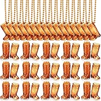 Vista 18 de Sieral 12 piezas de vasos de chupito de bota en collar con cuentas, vaso de chupito de vaquera de plástico, collar de vaso de chupito para novia